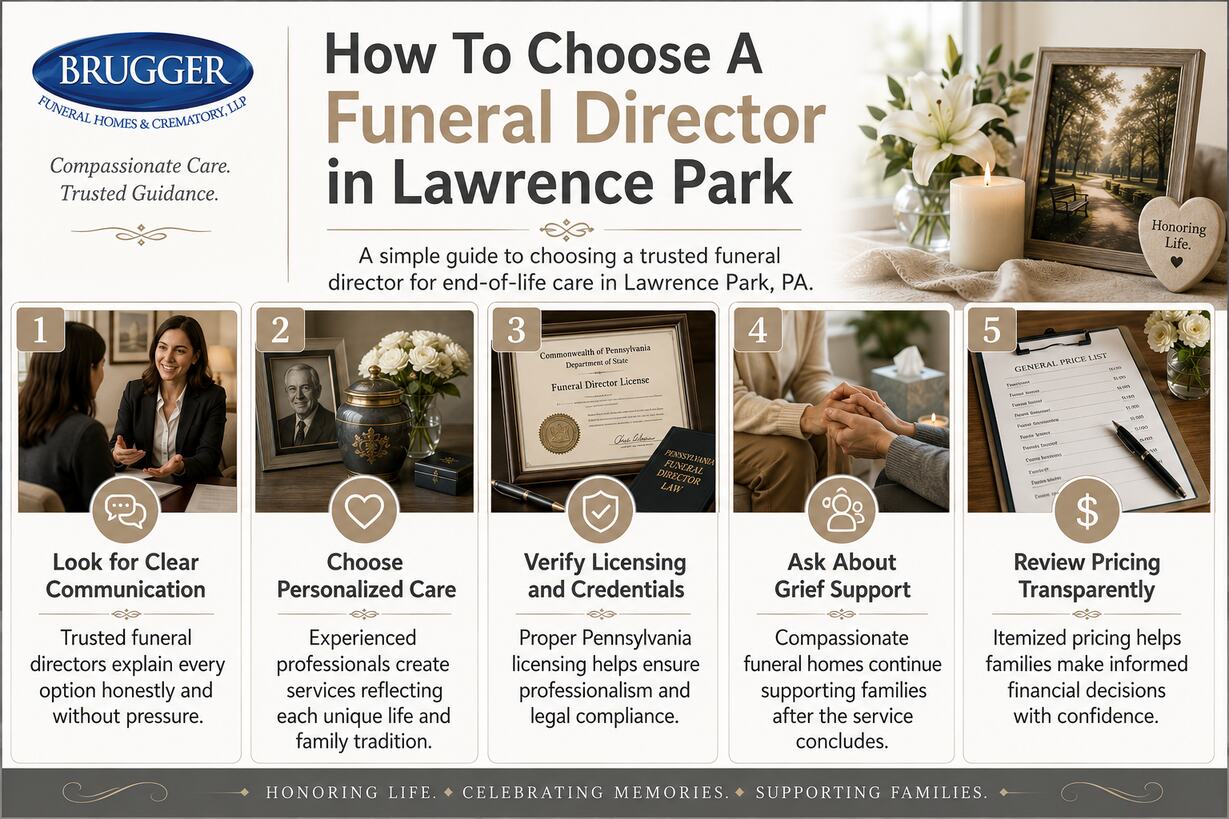 Soft floral landscape symbolizing compassionate Lawrence Park Township, PA funeral and cremation care