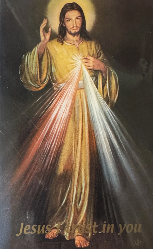 Divine Mercy Prayer Card