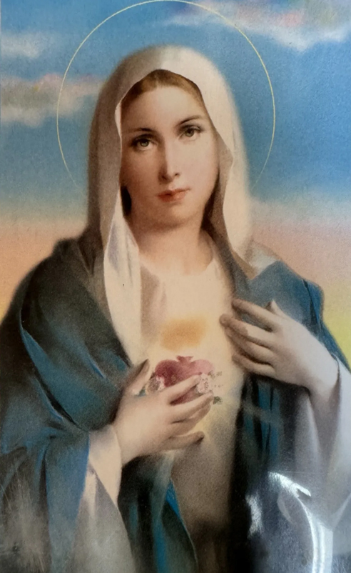 Immaculate Heart Prayer Card