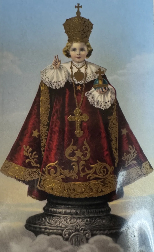 Infant of Prague Prayer Card