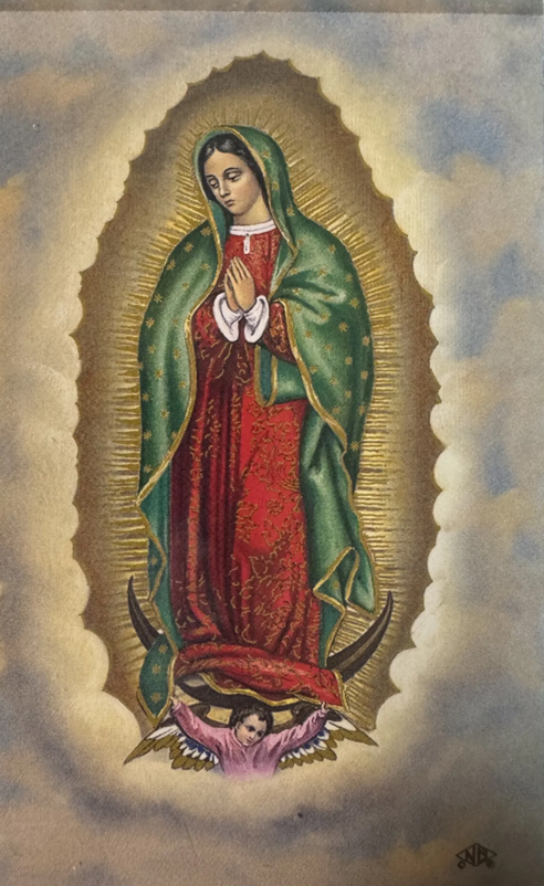 Our Lady of Guadalupe Prayer Card