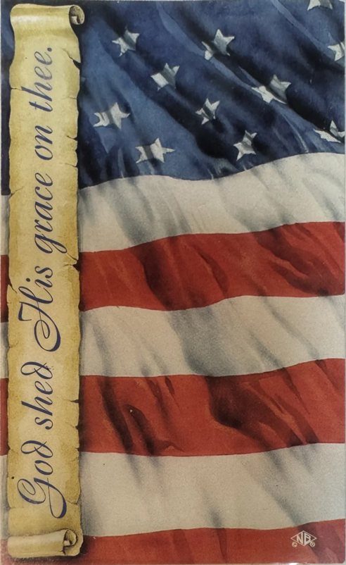 Star Spangled Banner Prayer Card