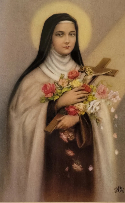 St. Theresa Prayer Card