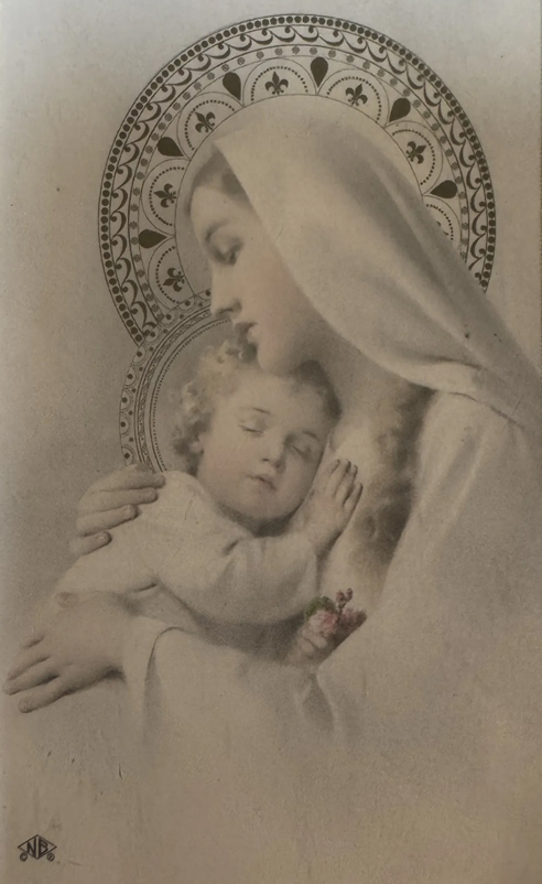 Sweet Madonna Prayer Card