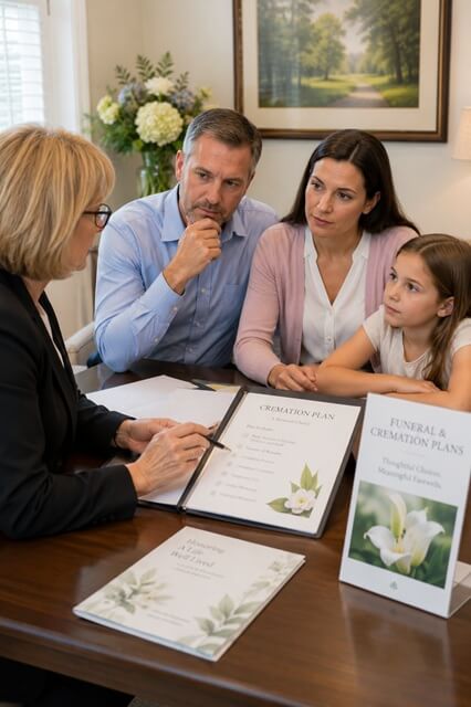 cremation planning consultation with funeral director in Madeira, OH